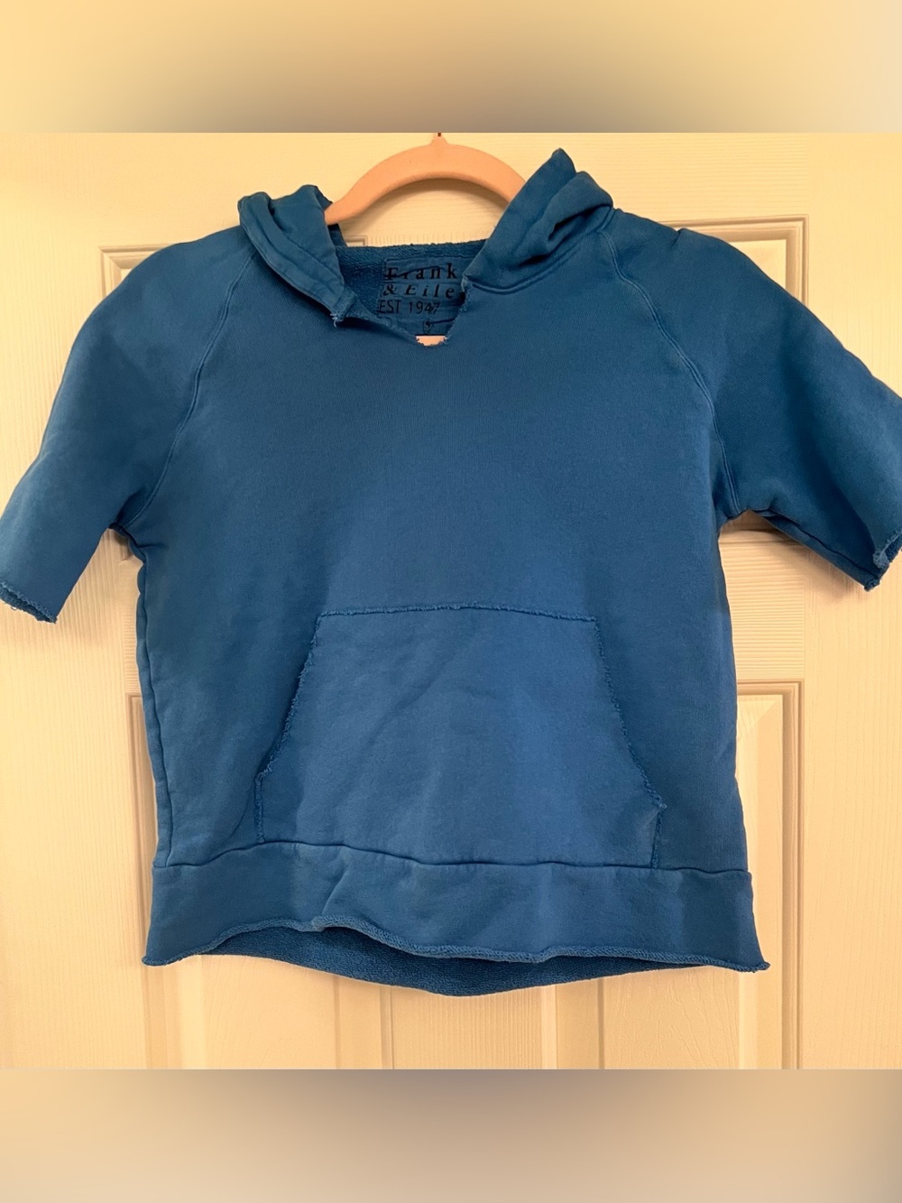 Frank & Eileen | Triple fleece Short Sleeve Sweatshirt Hoodie Women’s